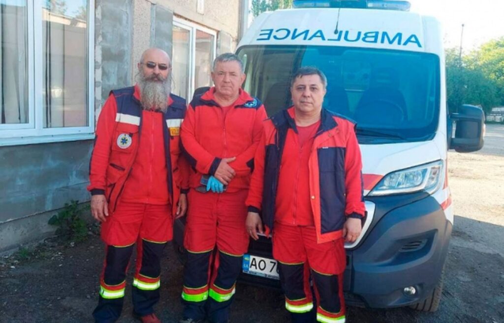 Бригадa медиків у приймальному відділенні